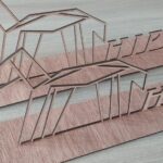 Κατασκευή ξύλινου λογότυπου με κοπή σε lazer